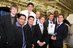 photograph - Group of men with certificate